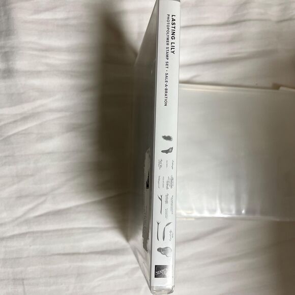 Stampin Up! Lasting Lily Photopolymer Set Flowers Sympathy Encouragement Spring - Picture 2 of 4